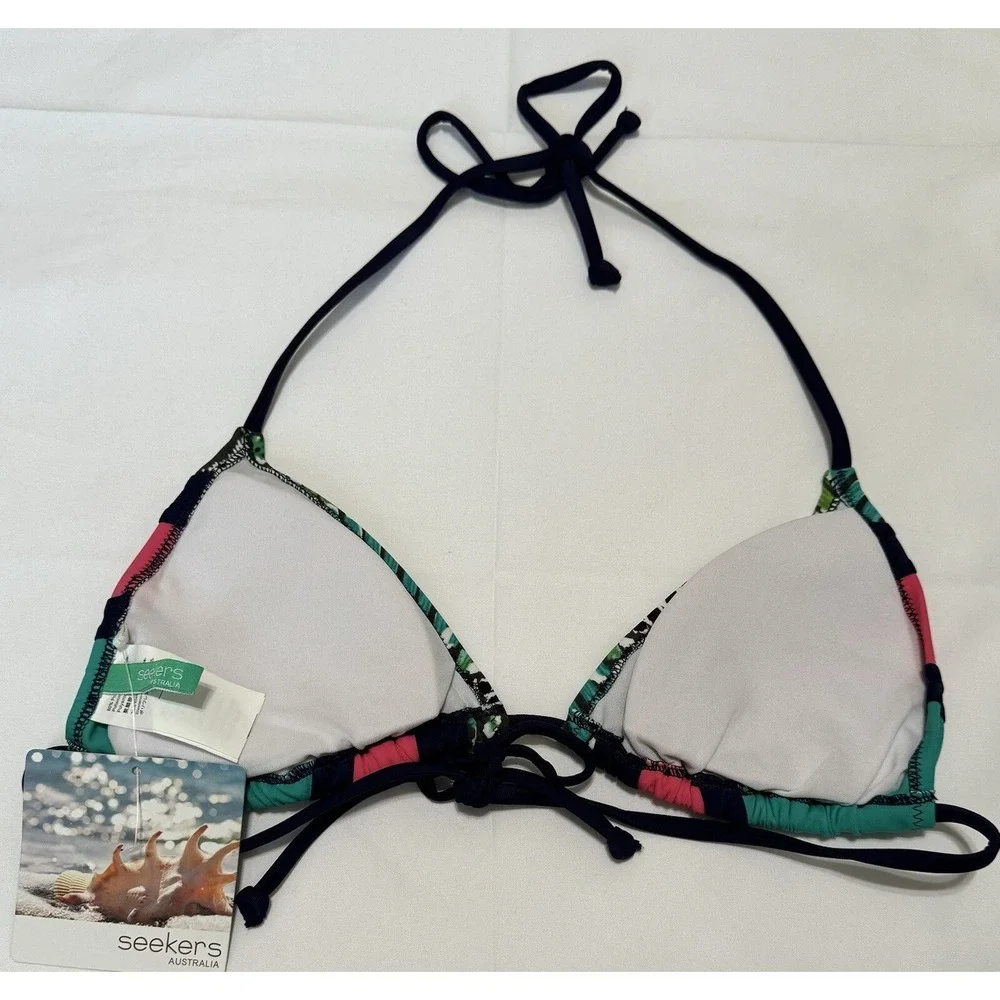 Womens‎ Bikini Top SEEKERS AUSTRALIA - JADE Multicolored New with Tags Sz M-8